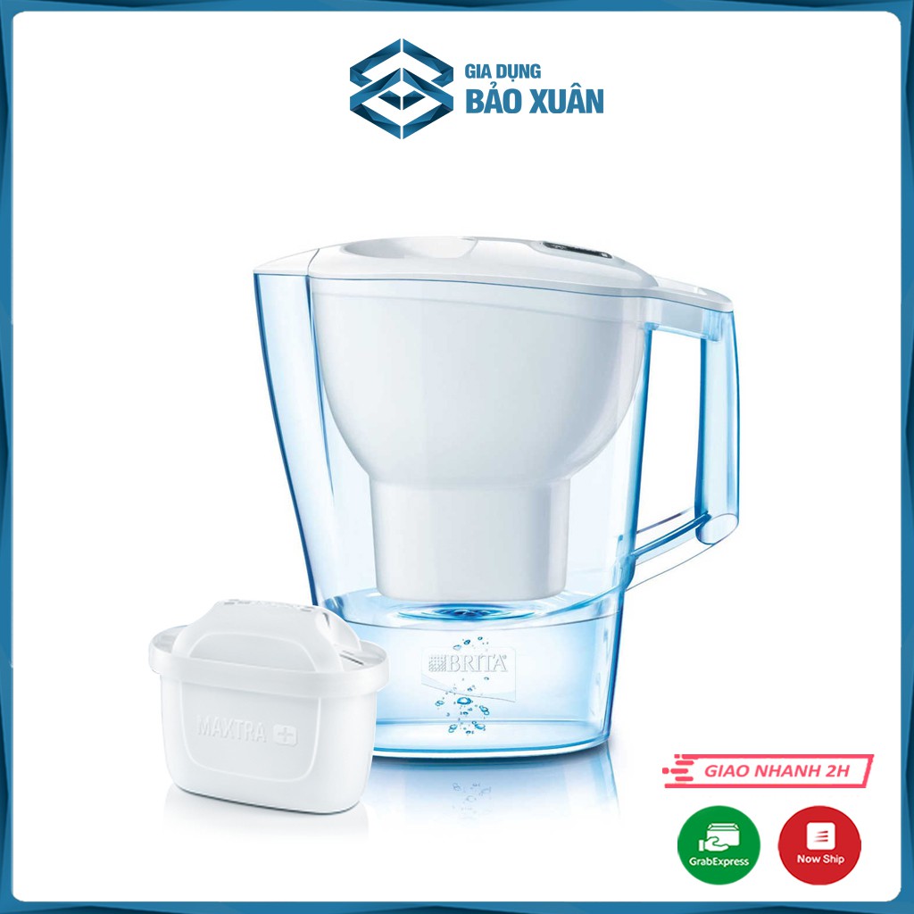 Bình lọc nước BRITA 2,4L có sẵn 1 lõi lọc Maxtra Plus