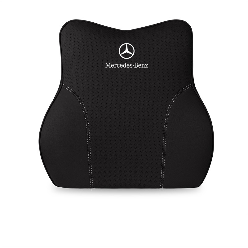 Phù hợp với tất cả các dòng xe Mercedes Benz Hỗ trợ thắt lưng bằng da Bộ nhớ phục hồi chậm Gối hỗ trợ thắt lưng