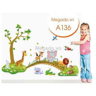 Decal vườn thú A136