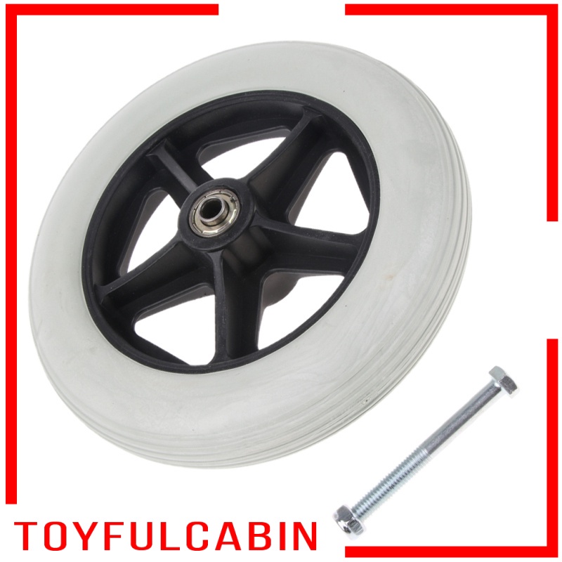 [Hàng mới về] Bánh xe 8 inch hỗ trợ thay thế cho xe lăn