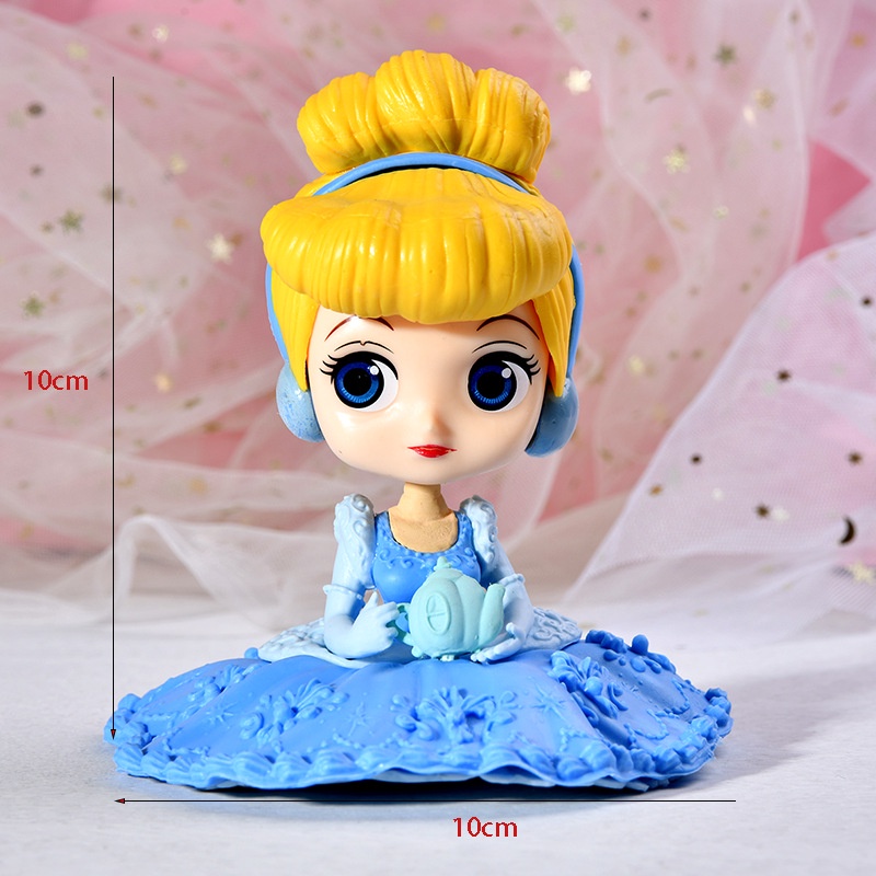 Đồ trang trí bánh  búp bê công chúa dáng ngồi dễ thương