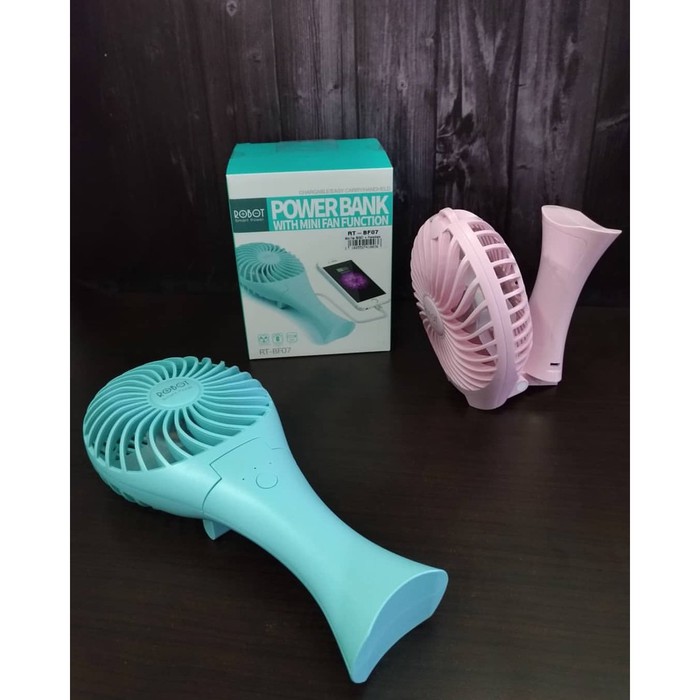 [ 2 Trong 1 - Quạt Mini Và Pin Dự Phòng ] - Đầu USB Cầm Tay Robot Đuôi Cá - RT-BF07 - Hàng Chính Hãng | BigBuy360 - bigbuy360.vn