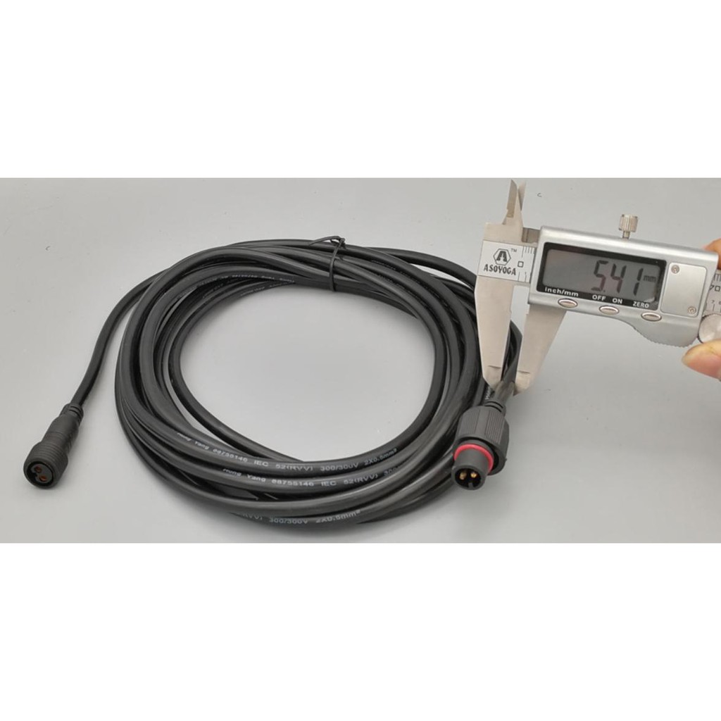 Dây điện nối dài đèn năng lượng mặt trời 5m. Dùng để nối giữa đèn và tấm Pin năng lượng. Loại 2 rắc cắm | BigBuy360 - bigbuy360.vn
