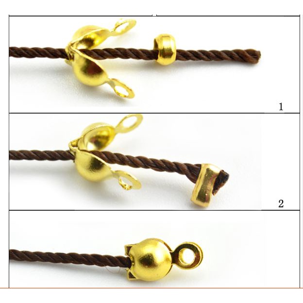 Gói 100 cái kẹp sò , kẹp bi định vị đầu dây