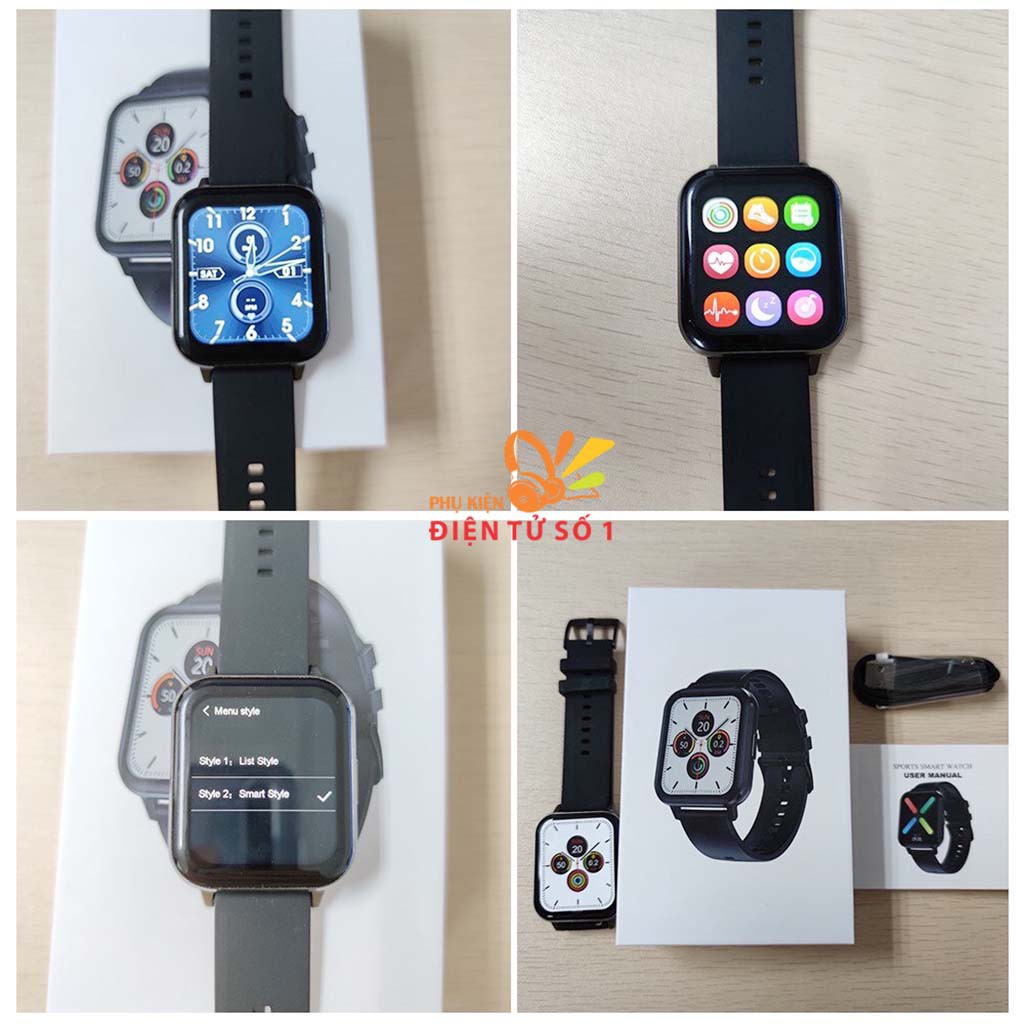 Đồng hồ thông minh DTX [BH đổi 1-1] smartwatch màn hình cảm ứng 1.78 HD, vỏ thép, chống nước IP68