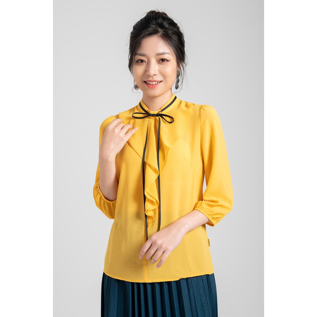 Áo Sơ Mi Cổ Tàu Nữ Lamer L61B21Q013