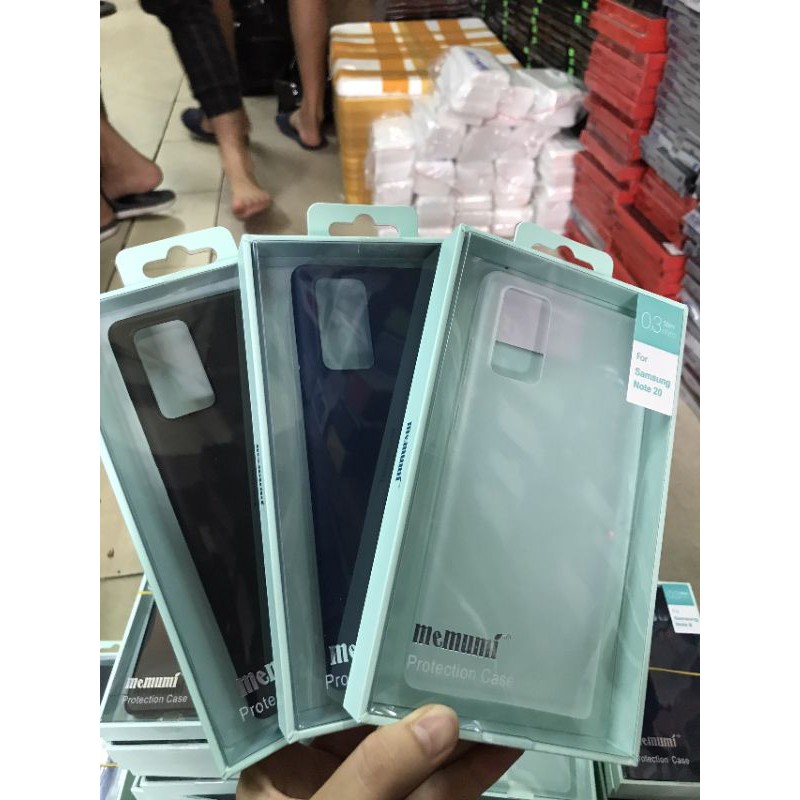 Ốp lụa siêu mỏng cho Samsung Note 20 , Note 20 Ultra , Note Series chính hãng memumi