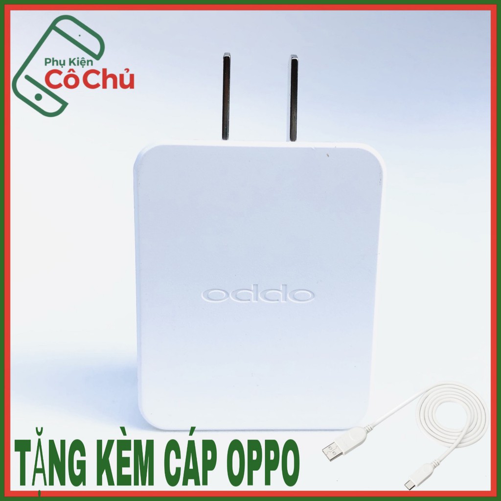 CỦ SẠC OPPO AK733 5V-2A ZIN-TẶNG KÈM CÁP SẠC OPPO ZIN