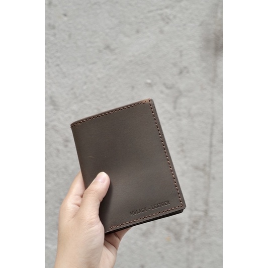 VÍ ĐỨNG DA BÒ THẬT HANDMADE