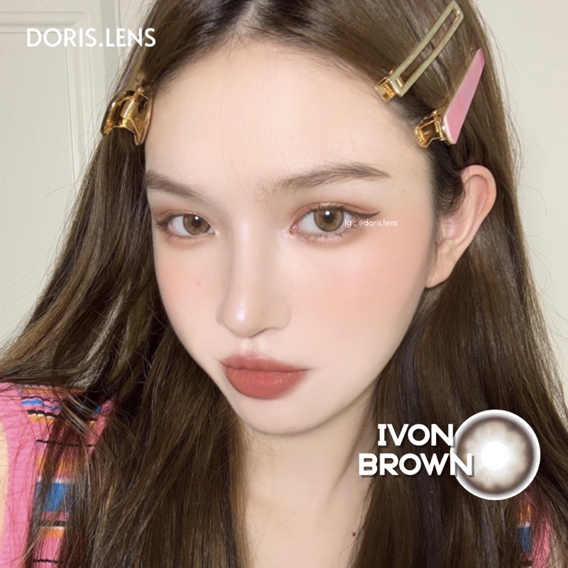Kính Áp Tròng DORIS.LENS - IVON Brown 14.5mm