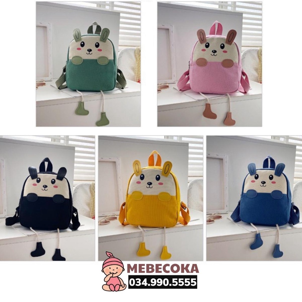 Balo cho bé ,Ba lô mẫu giáo nhà trẻ lớp lá lớp mầm họa tiết VOI CUTE siêu dễ thương cho bé từ 1 tuổi
