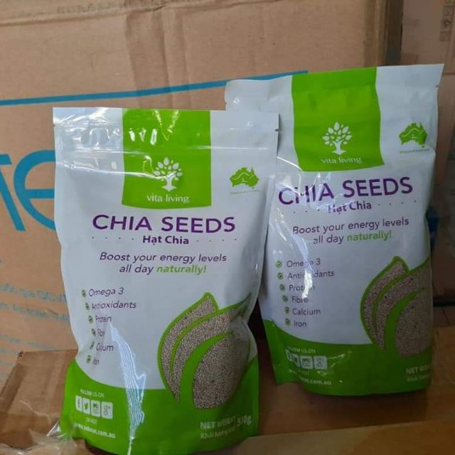 Hạt chia trắng úc 500gram