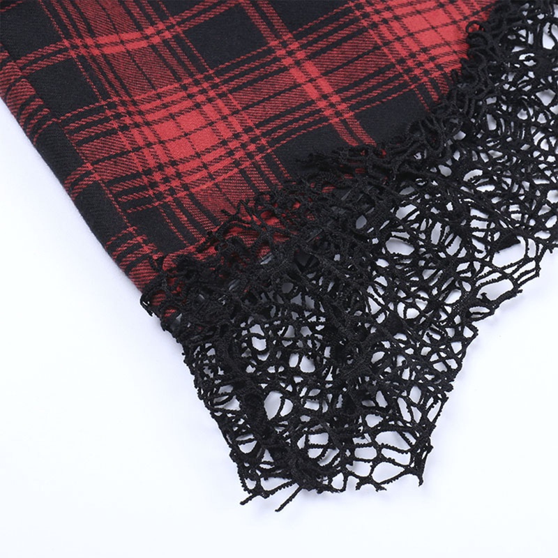 Đầm Hóa Trang Mini Phối Dây Cột Phong Cách Steampunk Gothic Thời Trang Mùa Hè