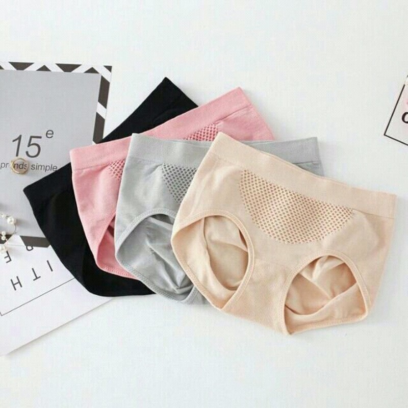 [SIÊU RẺ-VIDEO THẬT]Combo 4 Quần lót kháng khuẩn nâng mông