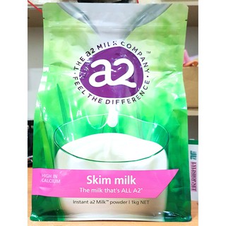 Sữa bột A2 Nguyên Kem Tách Béo Skim Milk bịch 1kg của Úc