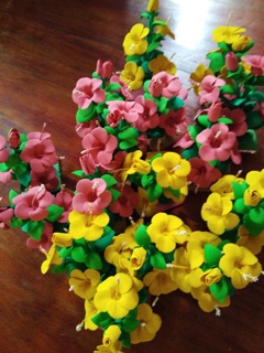 Khóm hoa các loại ( đồ dùng mầm non)