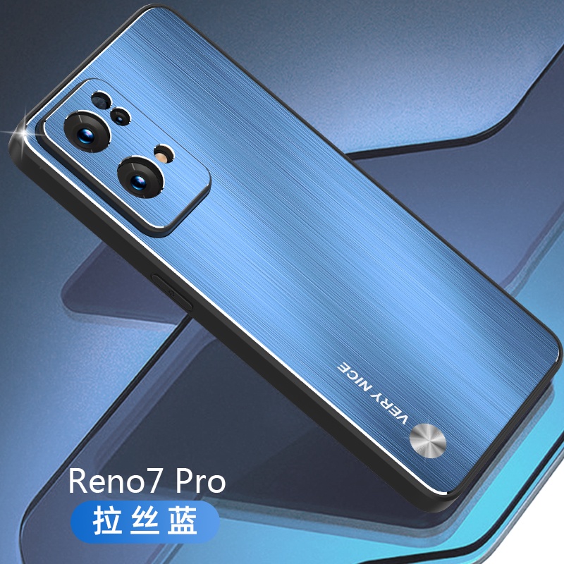 Ốp Điện Thoại TPU + PC Hợp Kim Nhôm Chống Sốc Cho Oppo Reno 7 Pro 5G Reno 7 Pro 5G