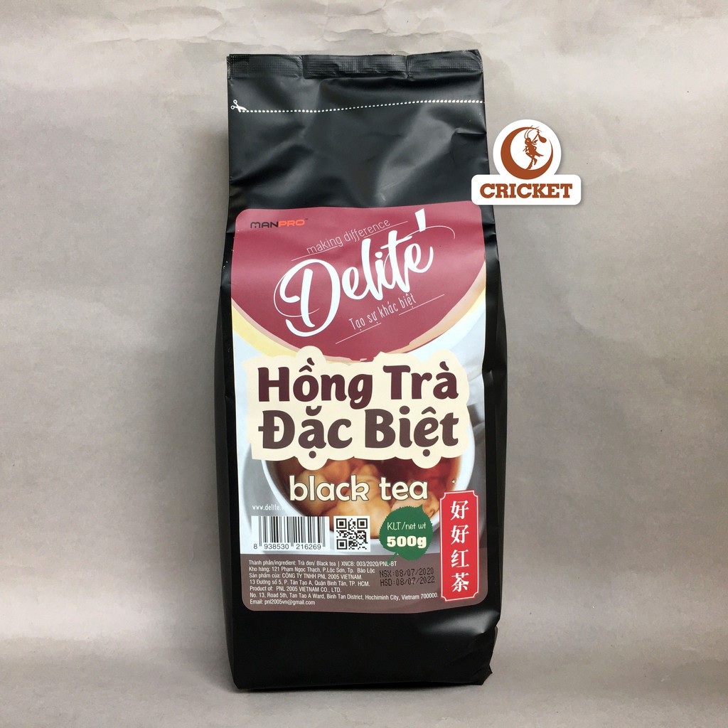 [Mã 159FMCGSALE giảm 8% đơn 500K] Hồng Trà Đặc Biệt Cao Cấp Delite 500g - Hồng Trà Pha Trà Sữa Hồng Trà Ngon Tuyệt Vời