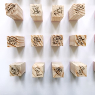 Con dấu gỗ stamp