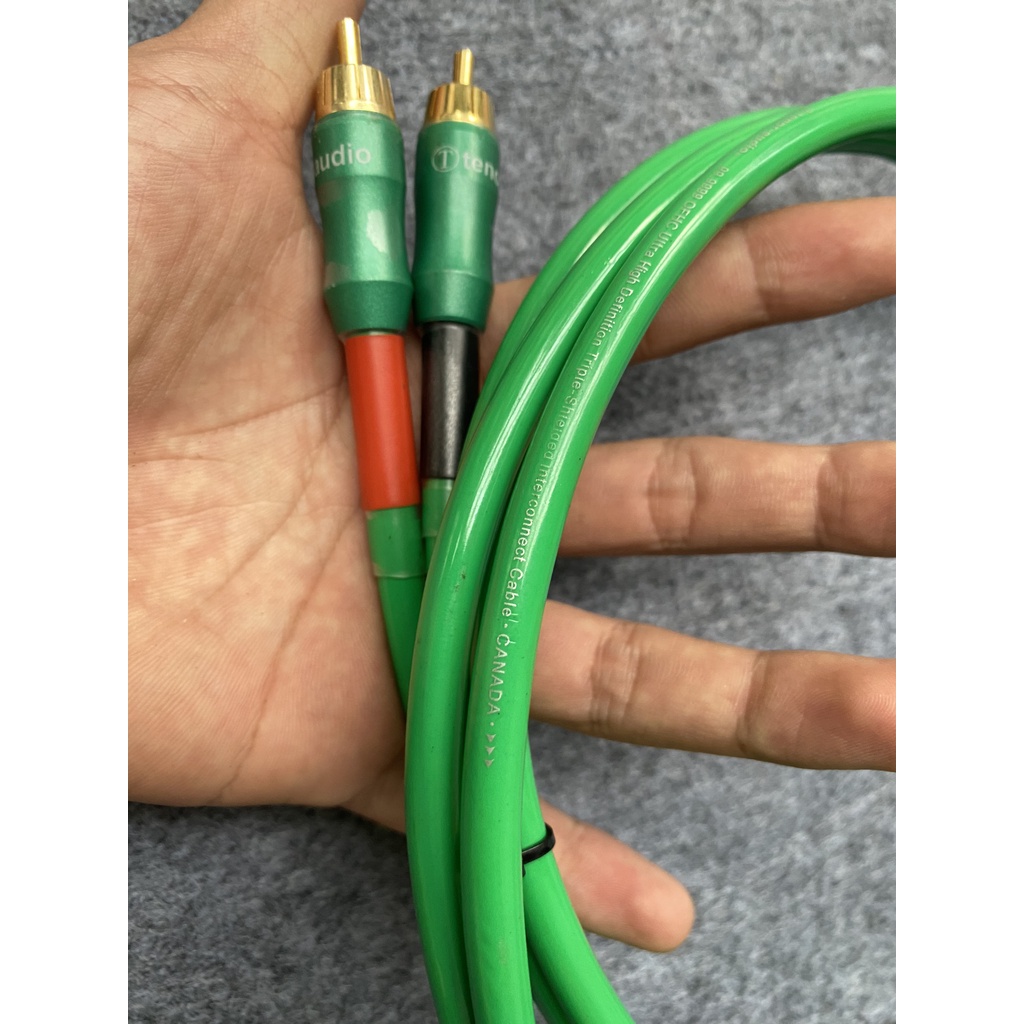 Dây tín hiệu Tenor, Dây av Tenor dài 1.5m lõi đồng màu xanh lá