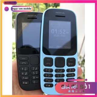Điện thoại Nokia 105 (2 sim) và 1 sim – điện thoại giá rẻ máy cũ pin trâu sóng khỏe ngọc sơn mobile