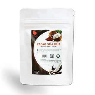 Bột cacao sữa dừa vị đậm đà - Thơm ngon Light Coffee - cacao nguyên chất 100% -Gói 100g - 250g - 500g