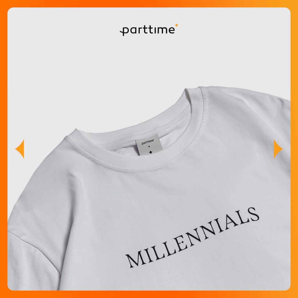 ( LOCAL BRAND ) Áo Thun Dáng Rộng 100% Chất Cotton Hai Chiều Cao Cấp Giữ Form Thoáng Mát - PARTTIME® MILES TEE | BigBuy360 - bigbuy360.vn