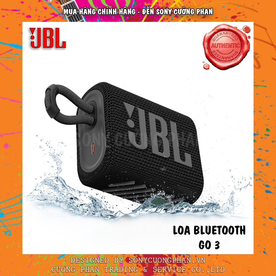 Loa Bluetooth JBL Go 3 Chính Hãng - Bảo Hành 06 Tháng