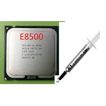 CPU E8500 + TUÝP KEO TẢN NHIỆT