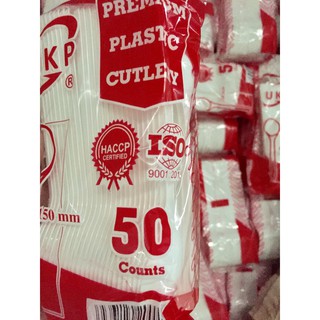 Muỗng nhựa dùng 1 lần, muỗng nhựa cơm, muỗng nhựa trà sữa (50 cái/bịch)