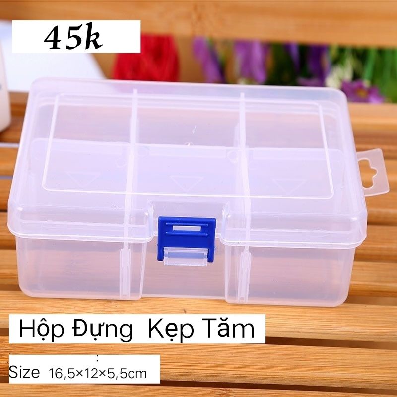 Hộp đựng kẹp tăm, dụng cụ makeup