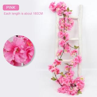 Nhánh hoa đào giả dùng trang trí