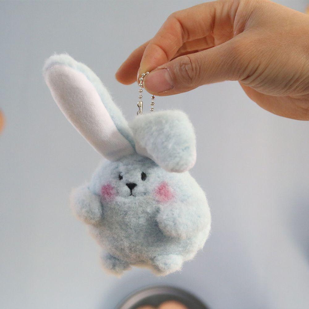 Móc Khóa Hình Thỏ Nhồi Bông Đáng Yêu