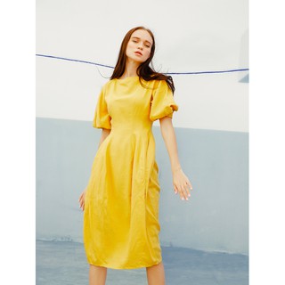 COCO SIN - Đầm Vàng Cổ Thuyền