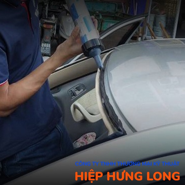 Keo Selsil PU 50 Dán Kính Ô Tô Xe Cơ Giới Hồ Cá Thùng Xe Tải Inox Mặt Đá Granite