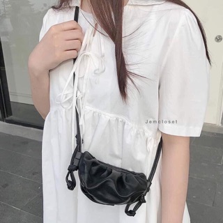 Váy babydoll trắng tiểu thư
