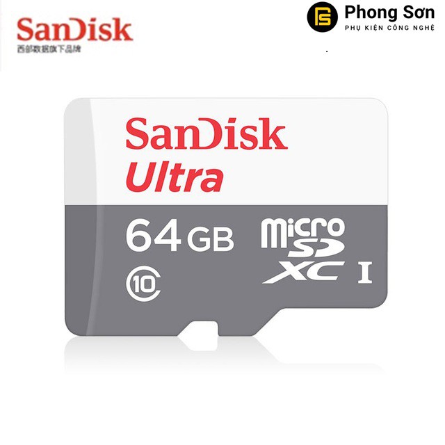 Thẻ nhớ Micro SDXC 64GB Ultra 533x 80mb/s Sandisk | BigBuy360 - bigbuy360.vn