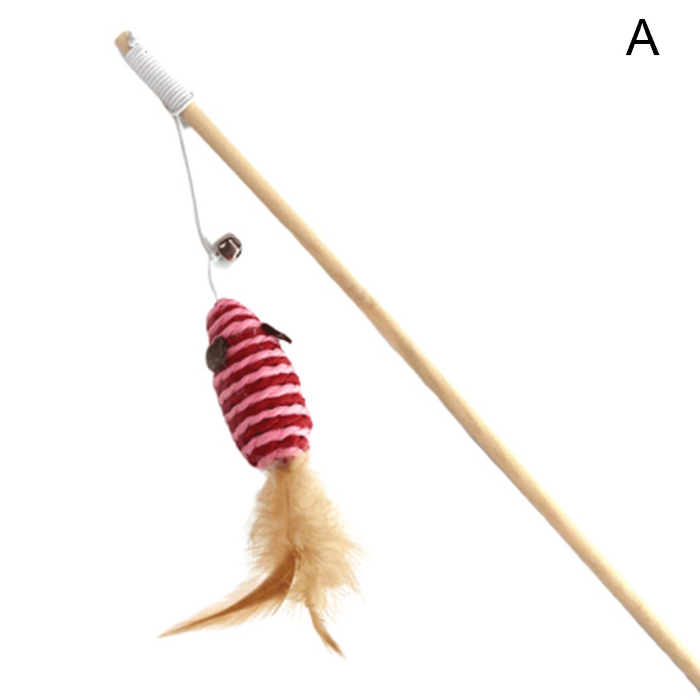 Cần câu đồ chơi cho mèo cưng