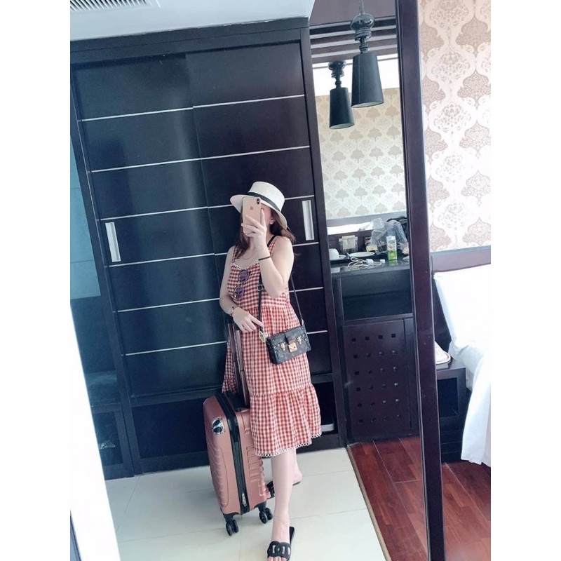 [ XẢ KHO] Váy Bầu Thời Trang MM 2 Dây Bản To Đuôi Cá - Hàng Thiết Kế Đẹp
