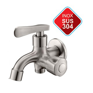 Củ sen tắm lạnh STN701 inox 304 không gỉ có 2 đường nước xả ra