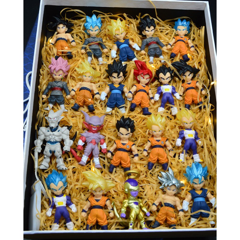 Mô Hình Nhân Vật 7 Viên Ngọc Rồng Dragon Ball Z Chibi Mini Trưng Bày Siêu Dễ Thương