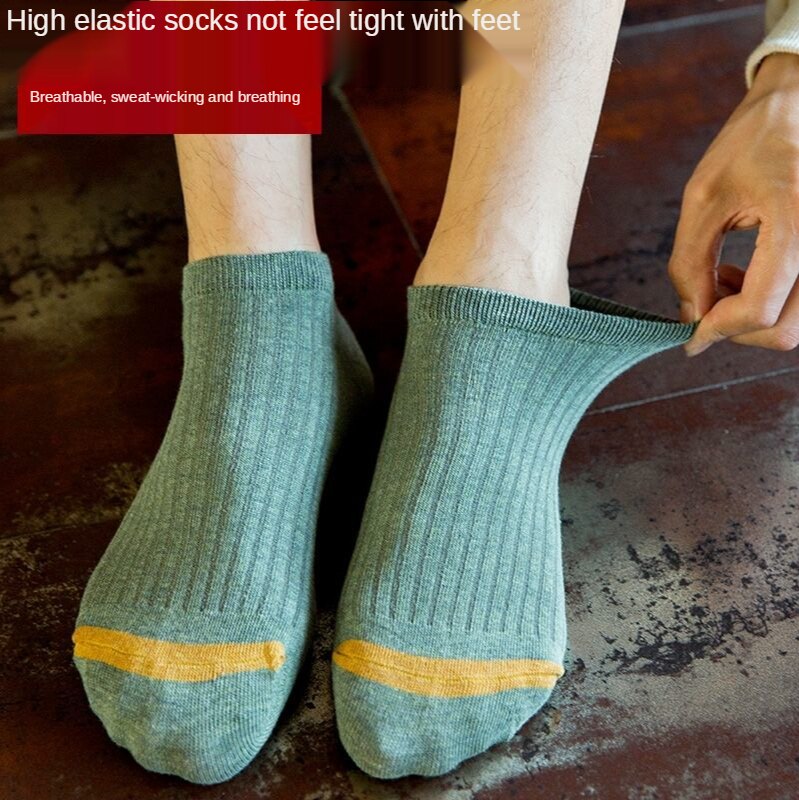 Tất Cotton Cổ Ngắn Thoáng Khí Nhiều Màu Thời Trang Hàn Quốc 2020