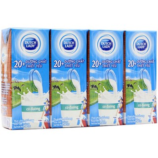 Lốc 4 hộp sữa cô gái hà lan 180ml