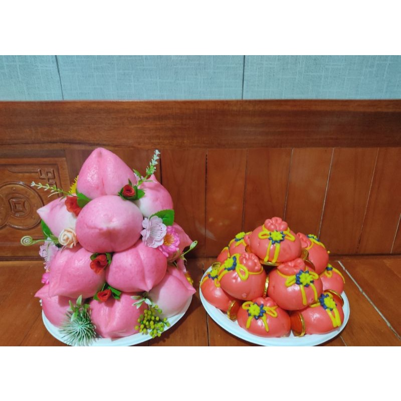 Bánh bao túi vàng túi đỏ nhân ngọt 80g