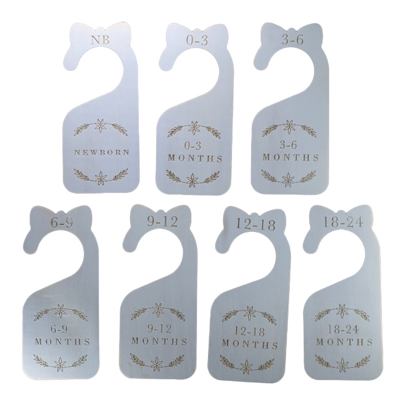 Bộ 7 Tấm Ngăn Đựng Đồ Dùng Em Bé Sơ Sinh 24 Tháng Tuổi Tiện Dụng