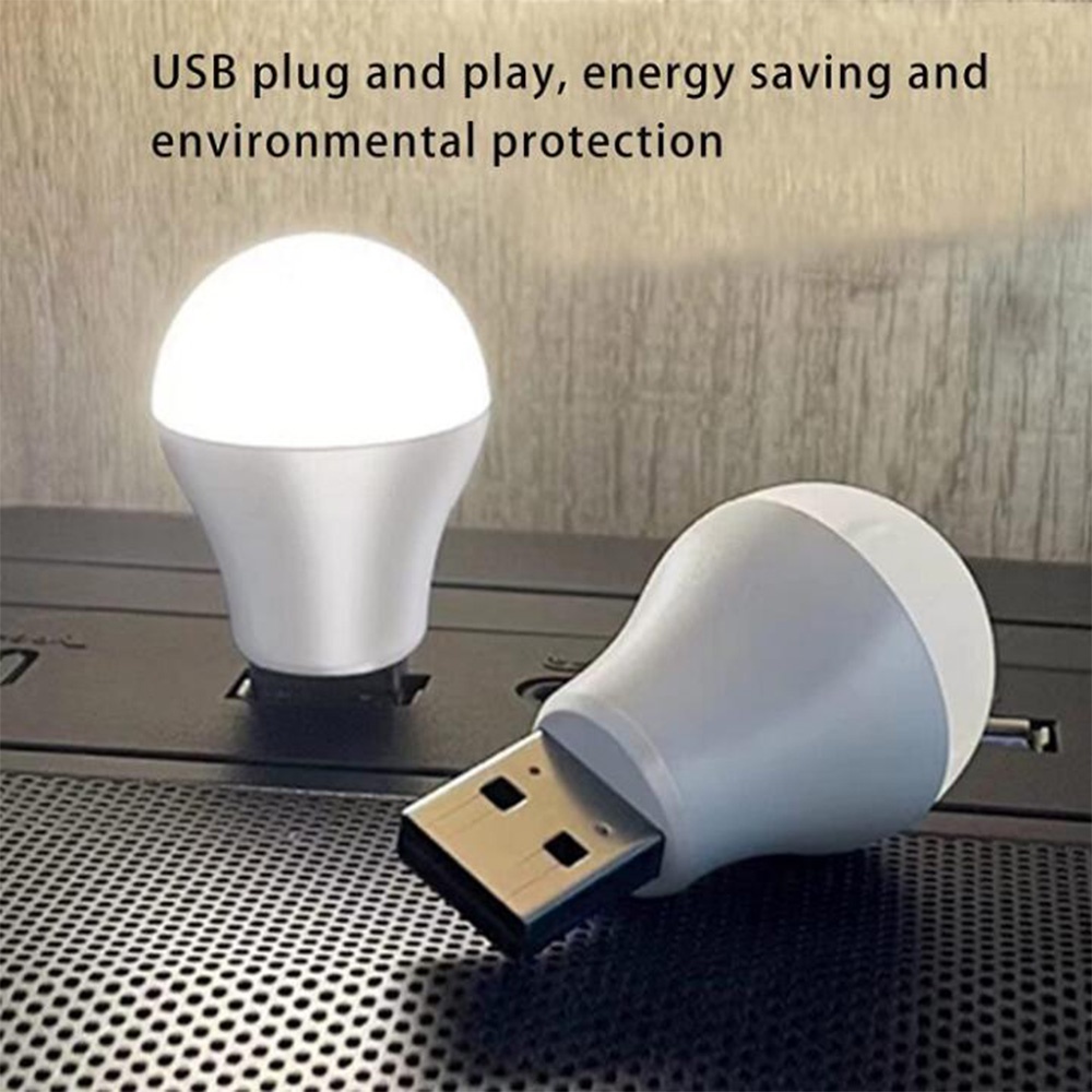 Đèn Ngủ Bóng LED USB Mini Di Động Cho Phòng Ngủ / Hành Lang / Cắm Trại