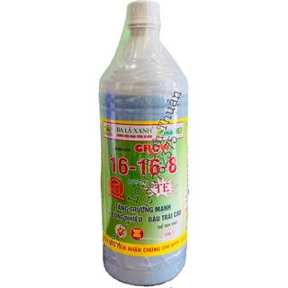 Phân Bón Grow - Ba Lá Xanh (16 - 16 - 8) bổ sung TE - Chai 1 lit