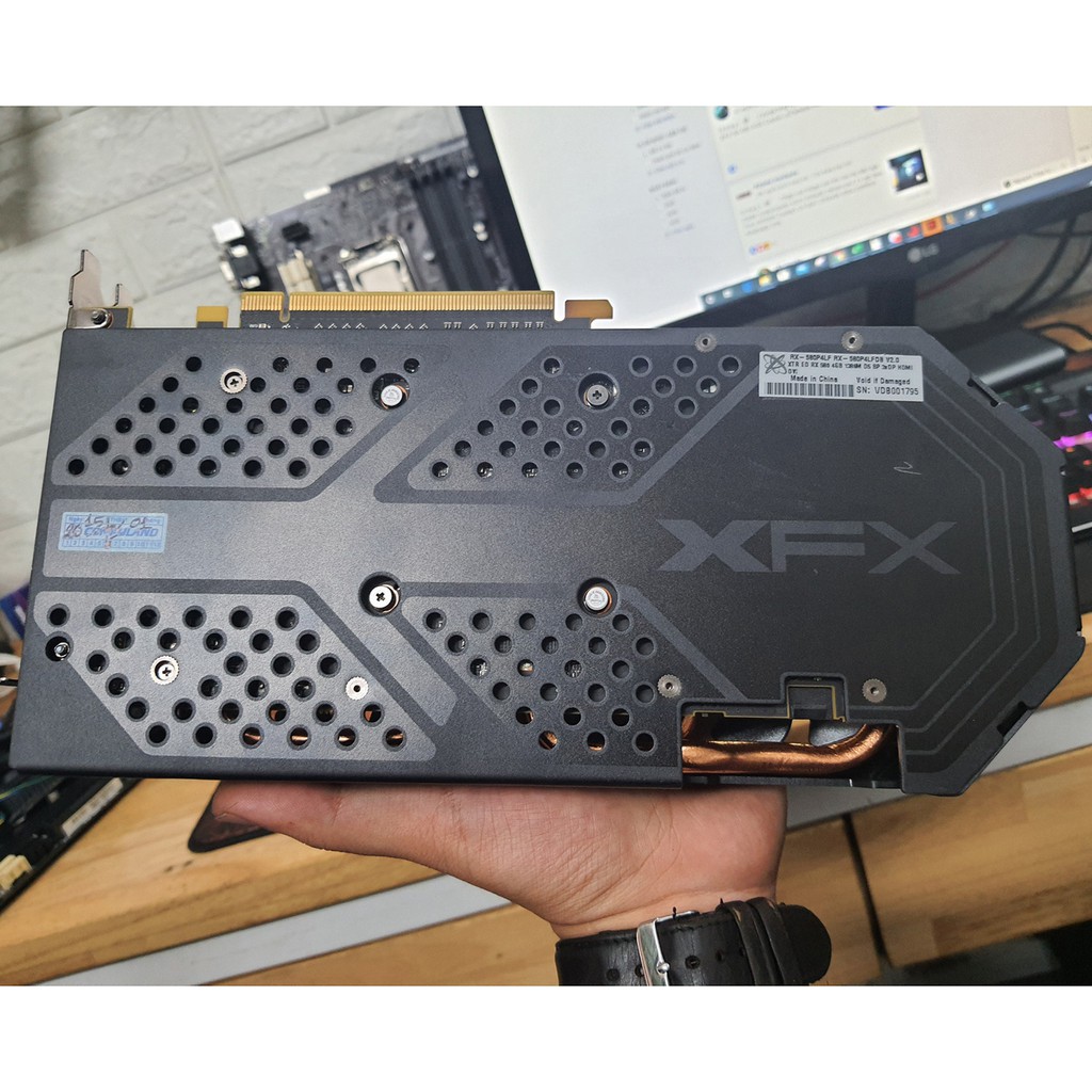 VGA - Card màn hình XFX AMD Radeon™ RX 580 GTS XXX Edition 4GB - 8GB | BigBuy360 - bigbuy360.vn