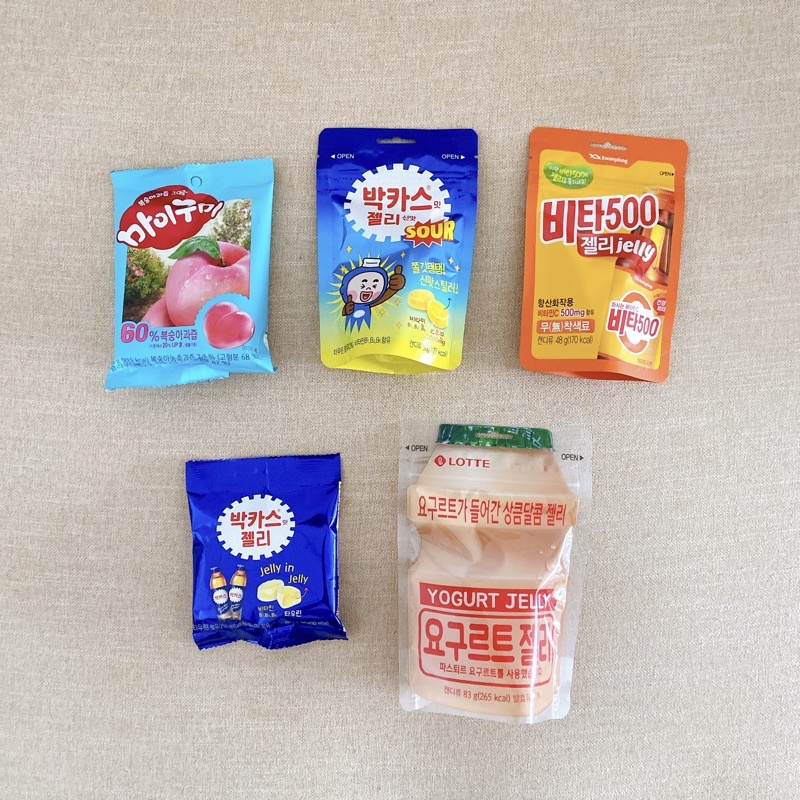 Chip chip Hàn Quốc các vị. Kẹo dẻo 젤리