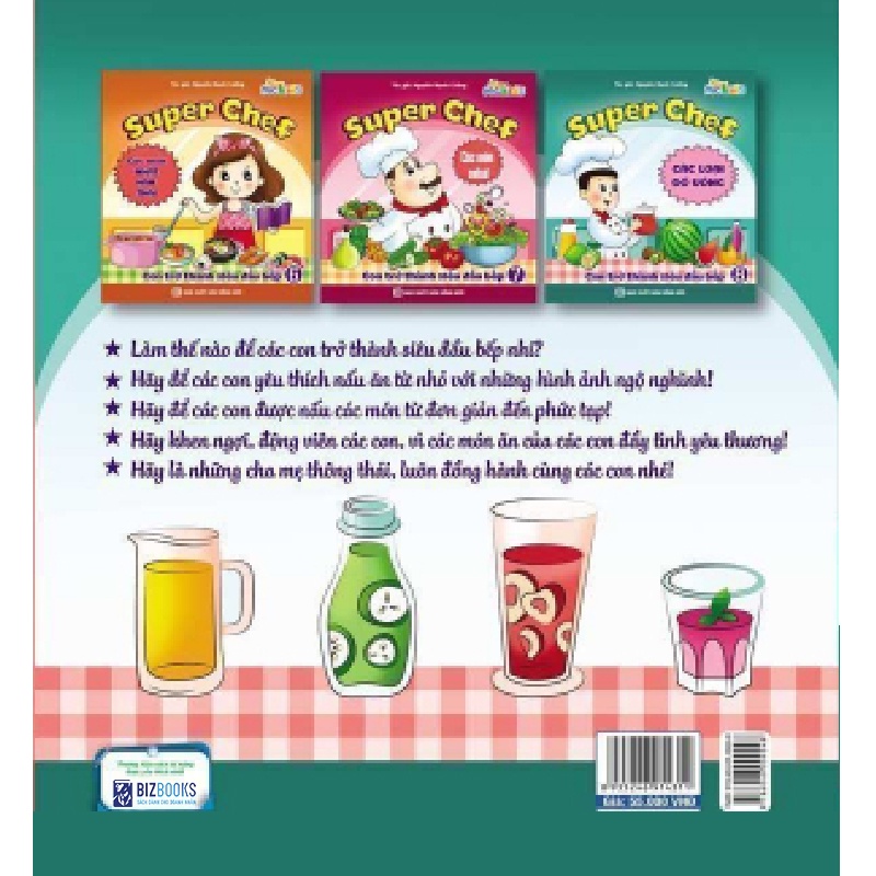 Sách Bizbooks - Super Chef - Con trở thành siêu đầu bếp 8 - các loại đồ uống  - BIZ